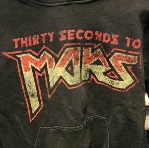 Thirty Seconds to Mars Adults Large Black Hoodie